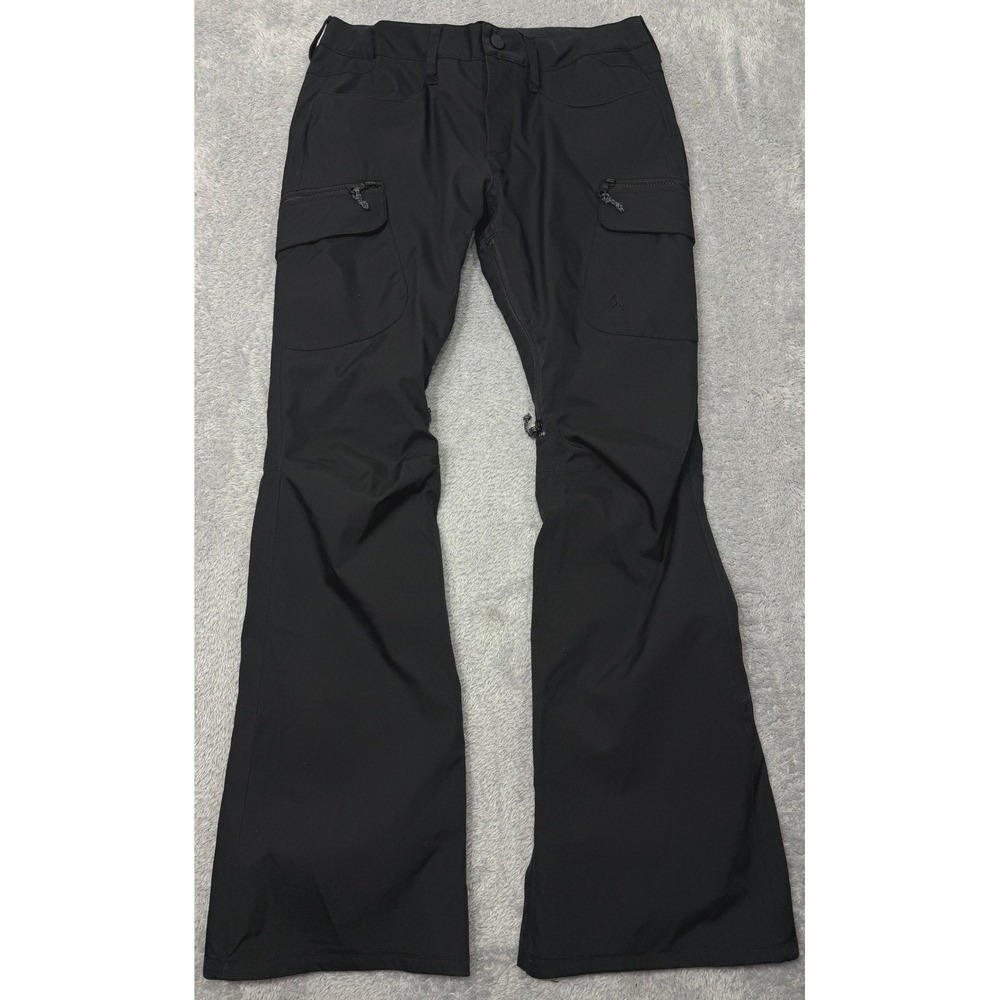 Burton Gloria Snow Pants Womens Small Black Insulated Cargo Living Lining Ski